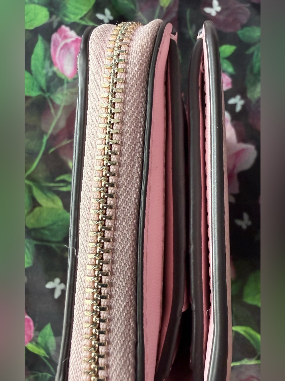 Kate Spade Staci Pink Small Zip Around Bifold Wallet - Picture 5 of 14